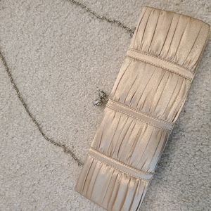 Lulu Townsend gold vintage style kisslock clutch